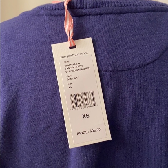 🎉HP🎉 Vineyard Vines Modern Sweatshirt Sz XXS - Picture 7 of 8